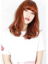 ヘアサロンガリカアオヤマ(hair salon Gallica aoyama)&nbsp;『 ショートバング 』＆『 クセ毛 』グレージュカラー ミディ☆