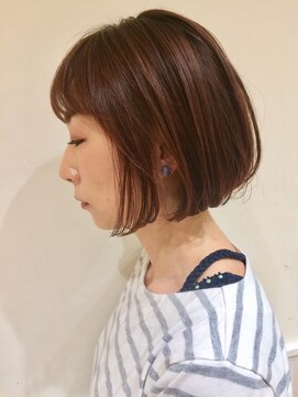 ネオリーブソラ 相模大野店(Neolive sola) ナチュラルボブ　デザインカラー【sola:neo】