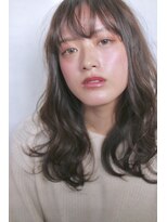 ソウス(SOURCE) 赤味を抑えた透け感ウェーブセミロング【SOURCE佐藤和弥】