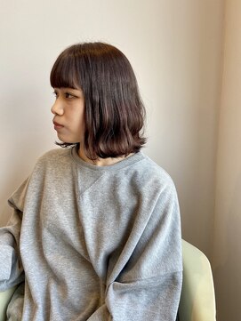 サジアーツバグス やわらかいピンクのナチュラルボブ☆