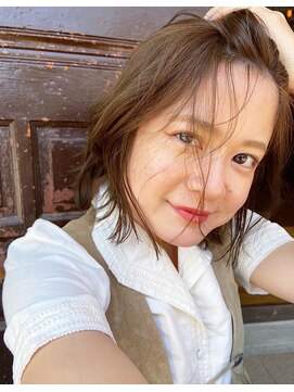 エルジン ヘアドレッサー ショップ(ELGIN HAIR DRESSER SHOP) 【saya】やっぱり可愛いベージュカラー