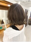 (invitationお客様スタイル)切りっぱなしミルクティベージュ
