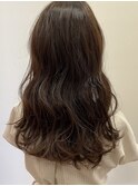 あざと可愛いゆるふわウェーブロング【ダークブラウン】