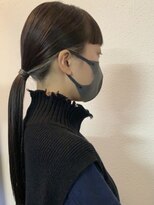 イエス(YES) ぱつっとオン眉×インナーカラー