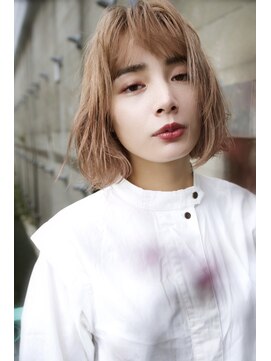 クレドガーデン 西新井店(CRED GARDEN) 大人可愛い20代30代40代シルキーベージュ丸みミディ/西新井G