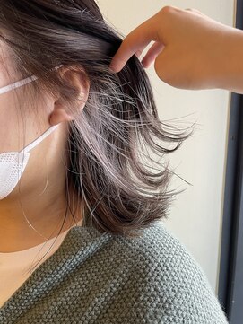 ロロ(ro-ro) 【恵比寿ro-ro】インナーカラー×ペールグレー