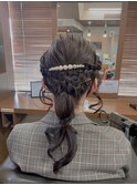 ロングヘア アレンジ