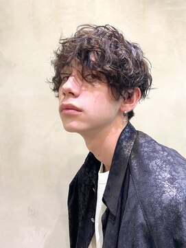 ロジッタ(ROJITHA) 【ROJITHA原宿表参道】メンズパーマ×地毛風ブラウン