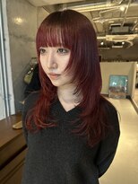 ソイリウム 下北沢(soi rium)&nbsp;【ウルフカット_レイヤーカット_レッドカラー】