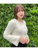 ぷつっとボブ×インナーカラー