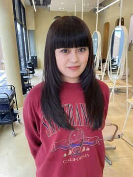 スニュウ(snuw) 【snuw mina】レイヤーカット/グレイジュカラー