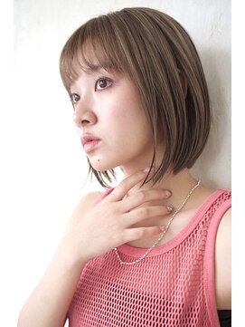 アール 北千住店(ar) ラインボブ/大人上品/グレージュ/北千住