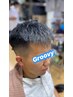 【新規】平日限定＜理容室＞カット＋カラー￥9000 眉・顔剃り付き