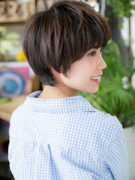 カバーヘア イヴ 戸頭店(COVER HAIR EVE) 前下がりフェミニン韓国風ナチュラルマッシュh3戸頭20代30代40代