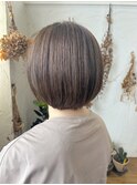 2024　ボブ×アンティークベージュ