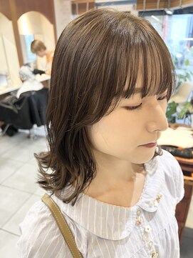 ネオリーブカフ 鶴ヶ峰店(Neolive caff) 髪質改善カラー×ナチュラルベージュ