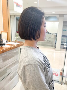 モリオ フロム ロンドン サッポロファクトリー店(morio FROM LONDON) 【morio】札幌ボブ　大人かわいいぱつっとボブ