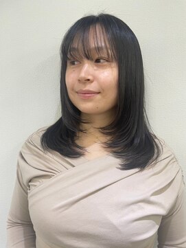 エル 新小岩(elu) 美髪/ワイドバング/レイヤーカット/くすみベージュ/新小岩駅