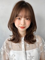 アグノス 青山(Agnos)&nbsp;エアリーカールデジタルパーマモテ髪外ハネボブサイドバング