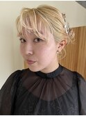 ニュアンスヘアアレンジ/ 結婚式ヘアセット