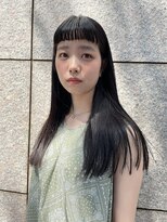 ピークアブー 原宿ハラカド(PEEK-A-BOO) オン眉ワイドバングロングヘアモード原宿