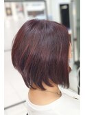30代40代50代60代大人ナチュラルレイヤー前下りシュートボブ