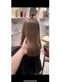 髪質改善カラーでツヤツヤの髪の毛にしましょう!