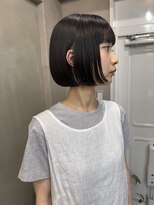 ファビ 渋谷(Fab) くびれヘア/暗めカラー/アプリコットオレンジ/縮毛矯正