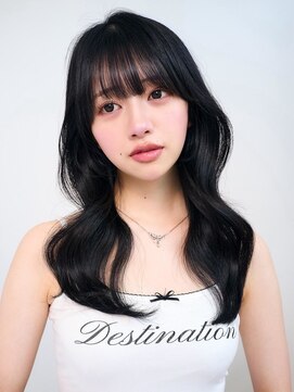 ロンドリメゾン 原宿(Lond re Maison.) 姫カットレイヤー暗めカラー韓国風巻きレイヤーカット原宿表参道