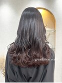 髪質改善/フェミニン/黒髪/グラデーションカラー/ツヤ髪/Aujua