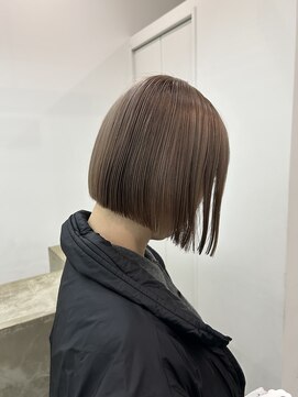 ノートエートル 西金沢(Nought etre) ハイトーンボブ/bob/ボブスタイル/ハイトーンカラー/