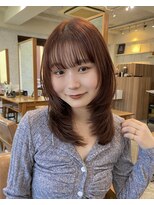 ガーデン 渋谷(GARDEN)&nbsp;レイヤー　顔周りカット　似合わせ　小顔　前髪