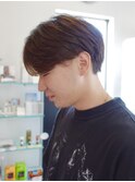 メンズ/センターパート/似合わせカット/ニュアンスパーマ