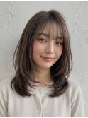 ミディアムレイヤーカット