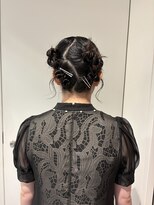 アクシス ナゴヤ(AXIS NAGOYA)&nbsp;ミルクティーブロンド/ダークブルー/デジタルパーマ/名古屋駅