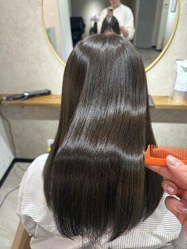 エトワ 中央店(etoi) 大分韓国ヘアかき上げレイヤーカット