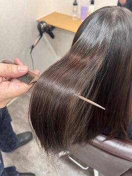 Re モイスティーヌ(Re moisteane)の写真/ツヤ髪を手に入れたい方へ。傷まないケア！縮毛矯正やカラーも髪を傷めず修復。