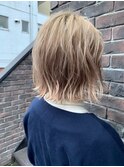 AUSTIN 無造作カール×外国人風カラーボブディ