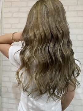 ココテラス(coco terrace) ハイトーンミルクティーカラー♪ダブルカラー/ケアブリーチ/韓国