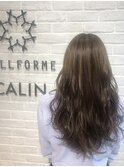 透明感シアーグレージュ