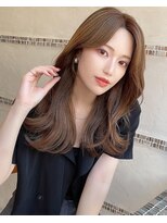 シルクレイ 吉祥寺店(Silk-lei) 韓国っぽいセンターパートクビレミディ