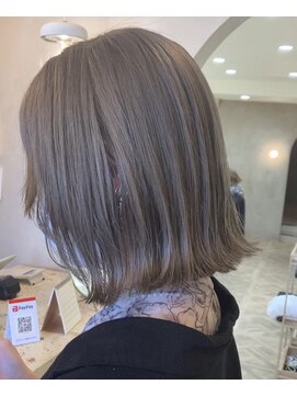 ペレ 栄店(PELE) グレージュ　イメチェンヘアスタイル