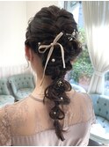 ヘアセット/卒業式袴着付け受付中