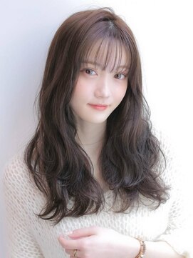 アグ ヘアー セント 鹿児島中央駅2号店(Agu hair st.) 《Agu hair》ミストバング×Aラインシルエットロング