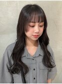 韓国風◎黒髪ダークグレージュ