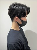 センターパート　ニュアンスパーマ　メンズパーマ　池袋美容室