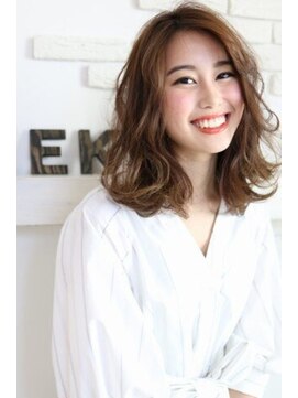 ヘアアンドメイク シークネクスト(HAIR&MAKE SeeK NEXT) 【SeeK  NEXT】レイヤーボブ×グレージュ