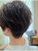 クセ毛ショート