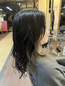 ルポール(le port) ダークブラウン×インナーカラー【アッシュベージュ】