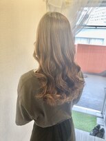 外巻きヘア